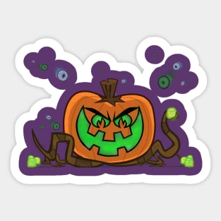 TD - Jack-O-Lantern Pumpkin Sticker